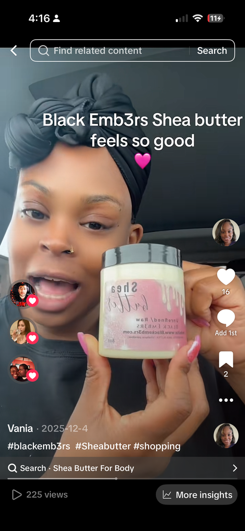 “Rich, Creamy Raw Shea Butter Texture – 100% Unrefined from Ghana 🇬🇭”